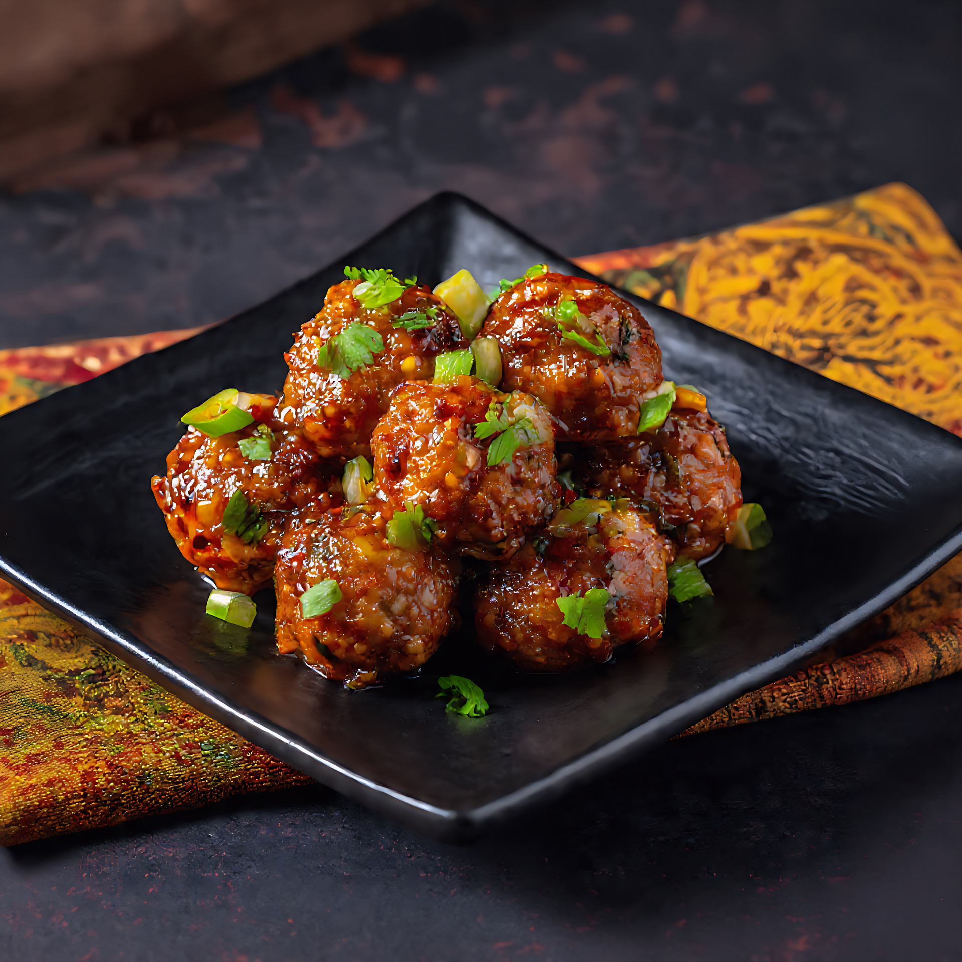 Veg Manchurian Dry
